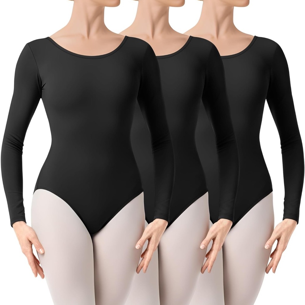 JoyMotion 3 Pack Women’s Bodysuit or Leotards